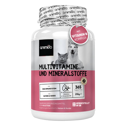 Multivitamine & Mineralstoffe für Hunde und Katzen