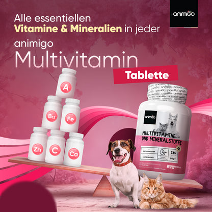Multivitamine & Mineralstoffe für Hunde und Katzen