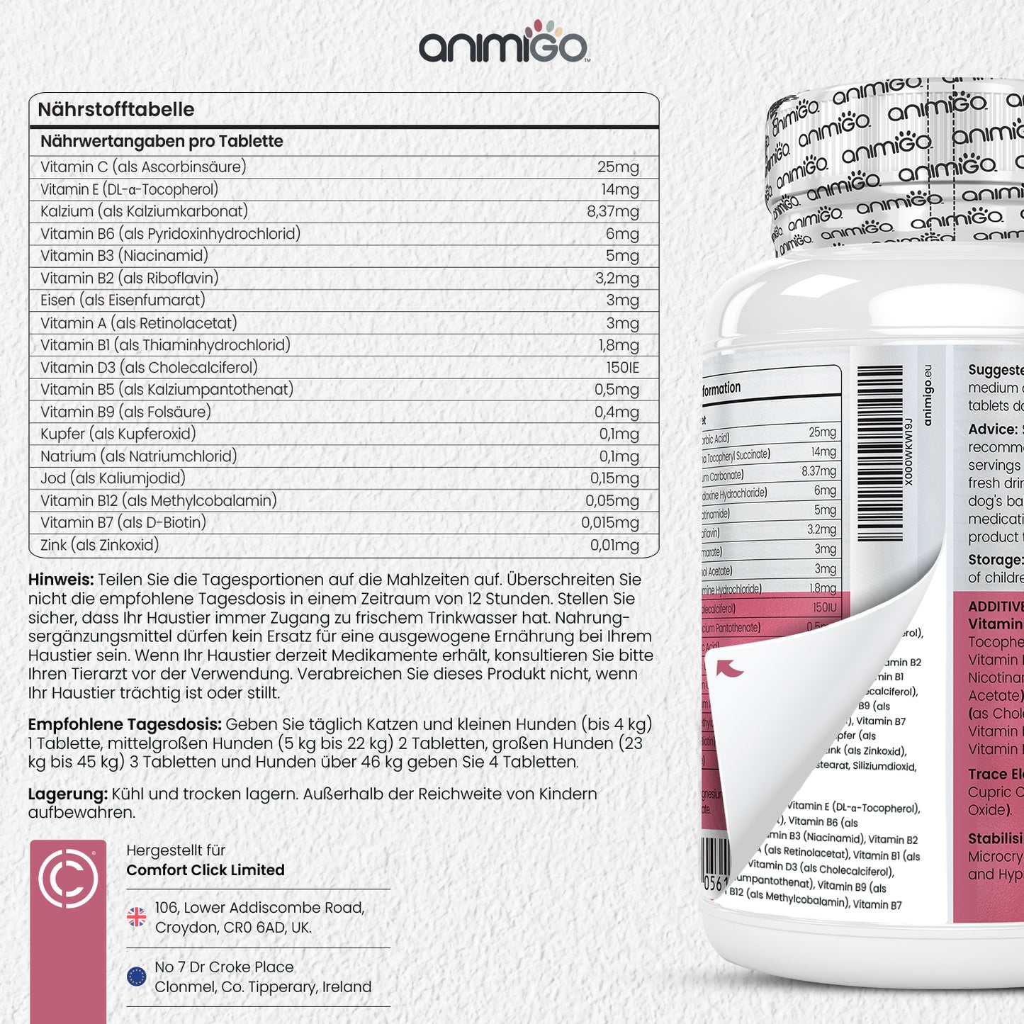 Multivitamine & Mineralstoffe für Hunde und Katzen