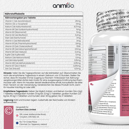 Multivitamine & Mineralstoffe für Hunde und Katzen
