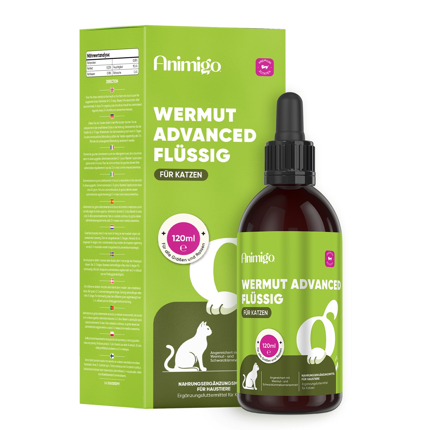 Wermut Advanced Flüssigkeit für Katzen 120 ml