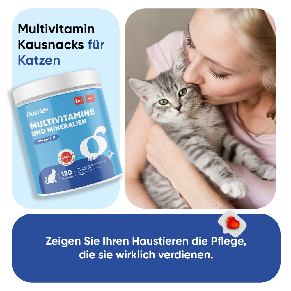 Multivitaminpräparat mit Mineralien für Hunde, 120 weiche Kautabletten