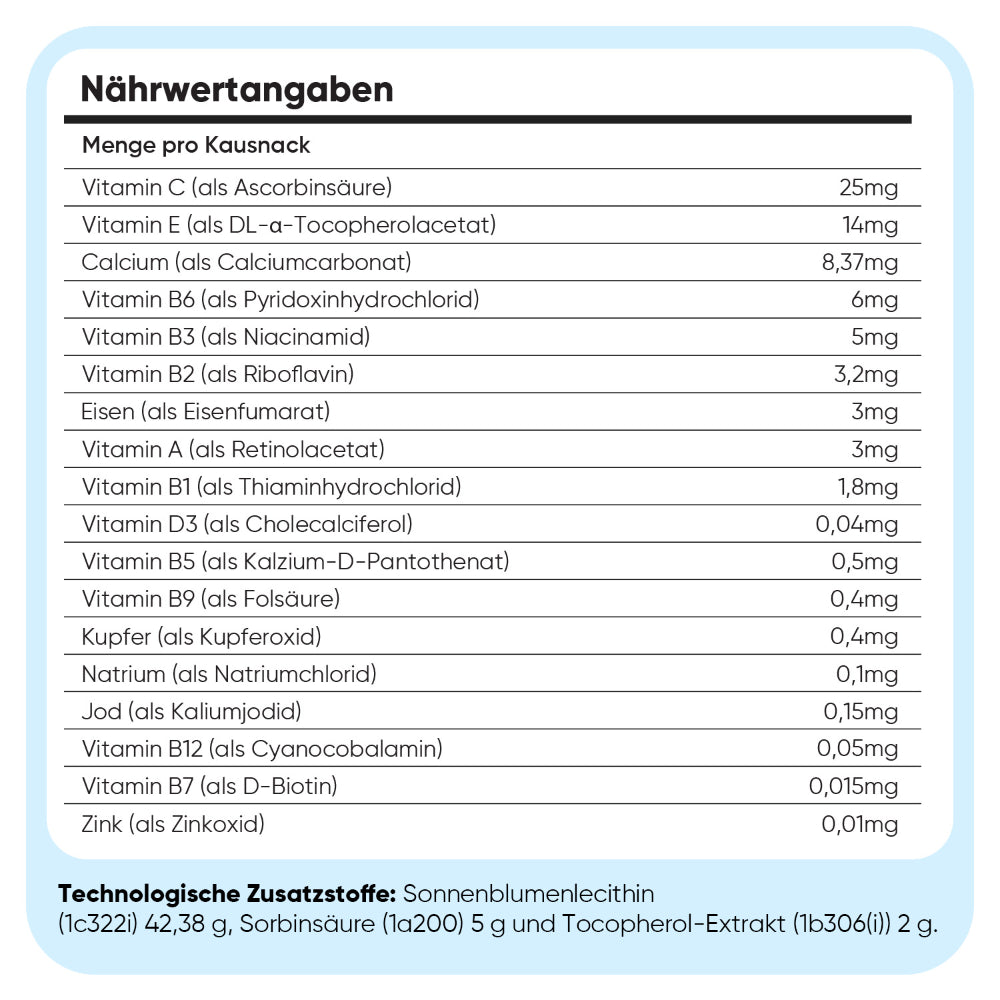 Multivitaminpräparat mit Mineralien für Hunde, 120 weiche Kautabletten