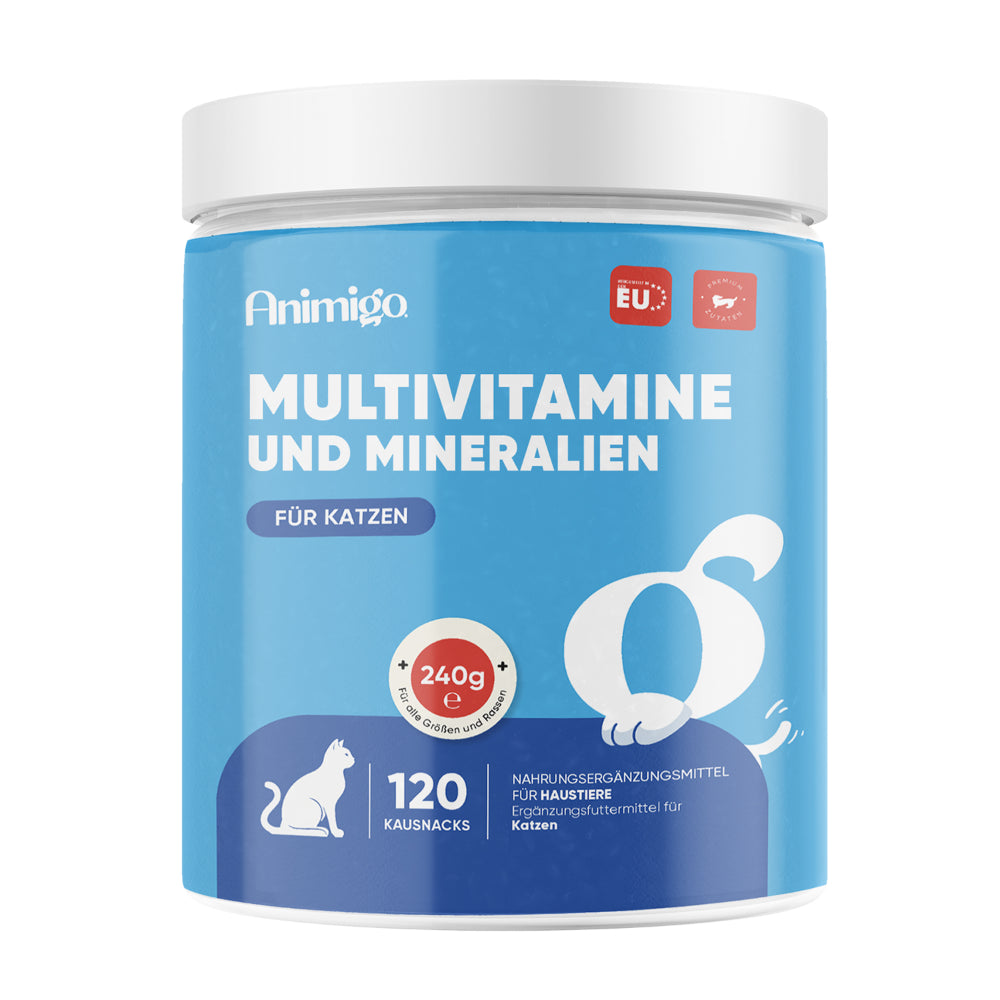 Multivitaminpräparat mit Mineralien für Hunde, 120 weiche Kautabletten