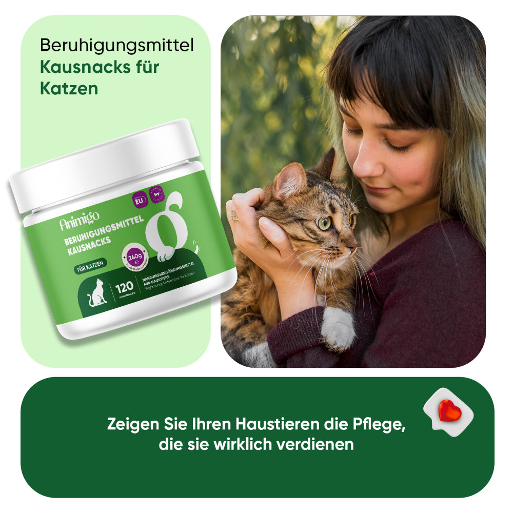 Beruhigende Kauartikel für Katzen